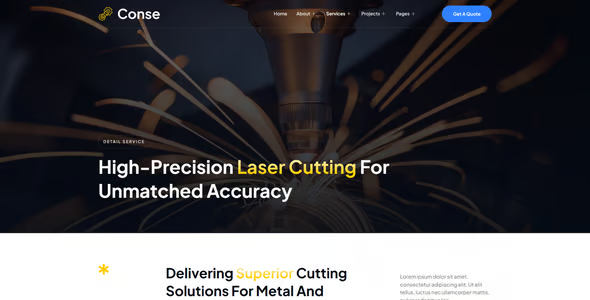 Conse — Laser Cutting
